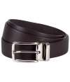 KP807 K-UP Classic Leather Belt Dark Brown colour image